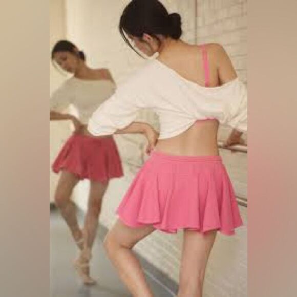 Daily Practice by Anthropologie Courtside Pink Mini Skirt L - Picture 5 of 5
